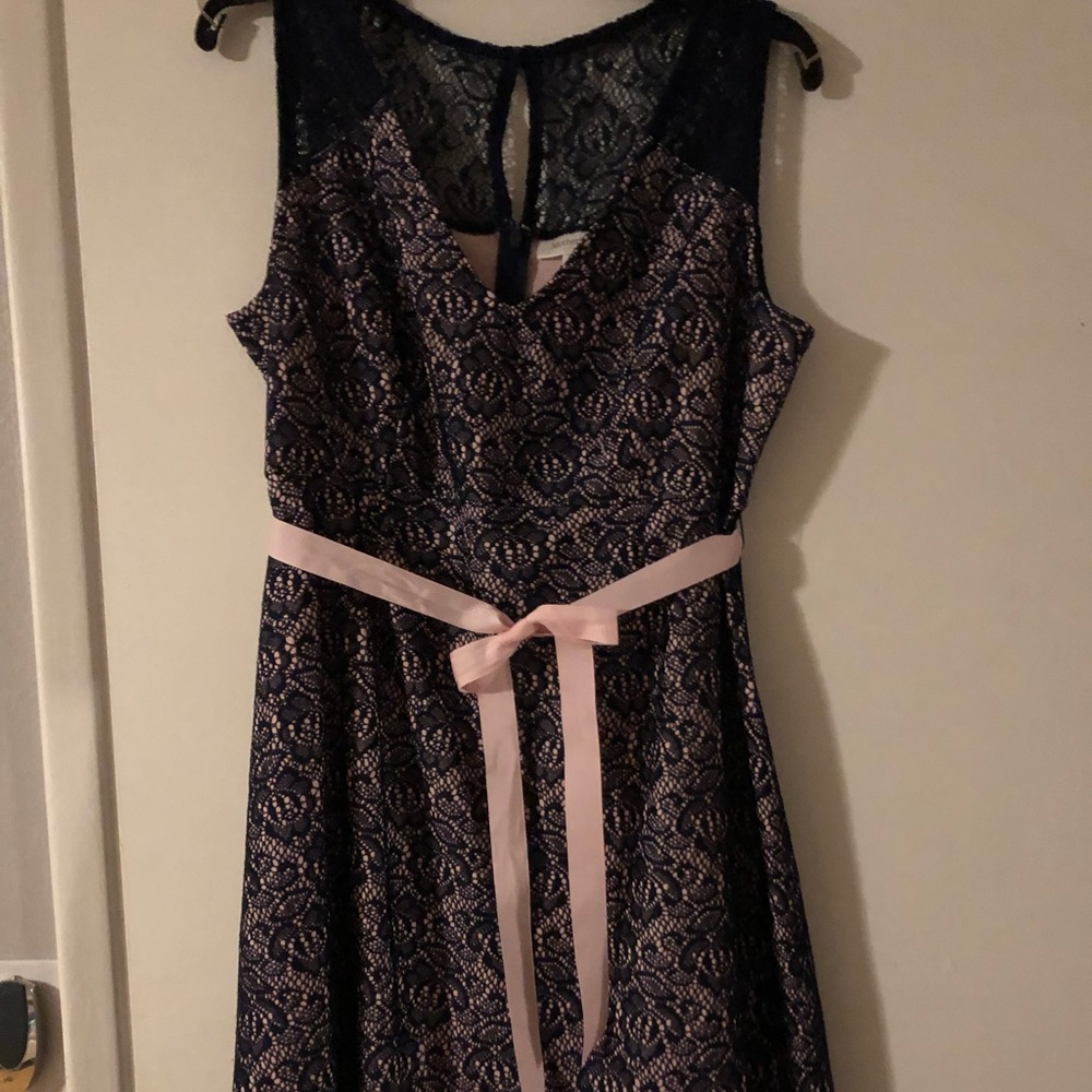 Beautiful pink/blue “it’s a girl” maternity dress